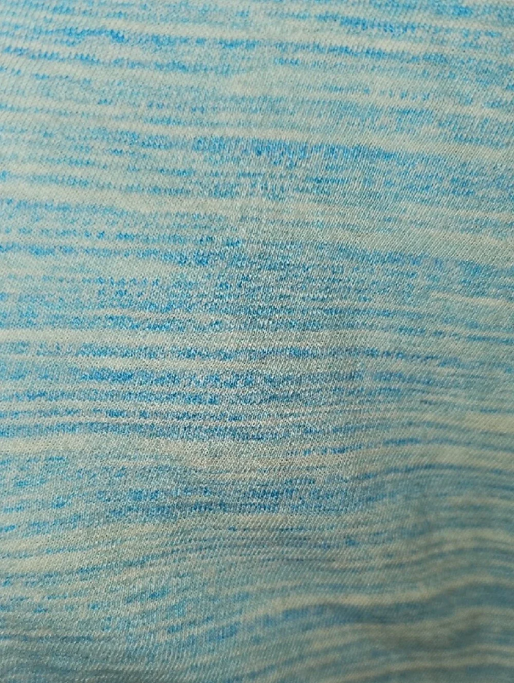 Justice Light Blue Heathered V-Neck Tee Size 12